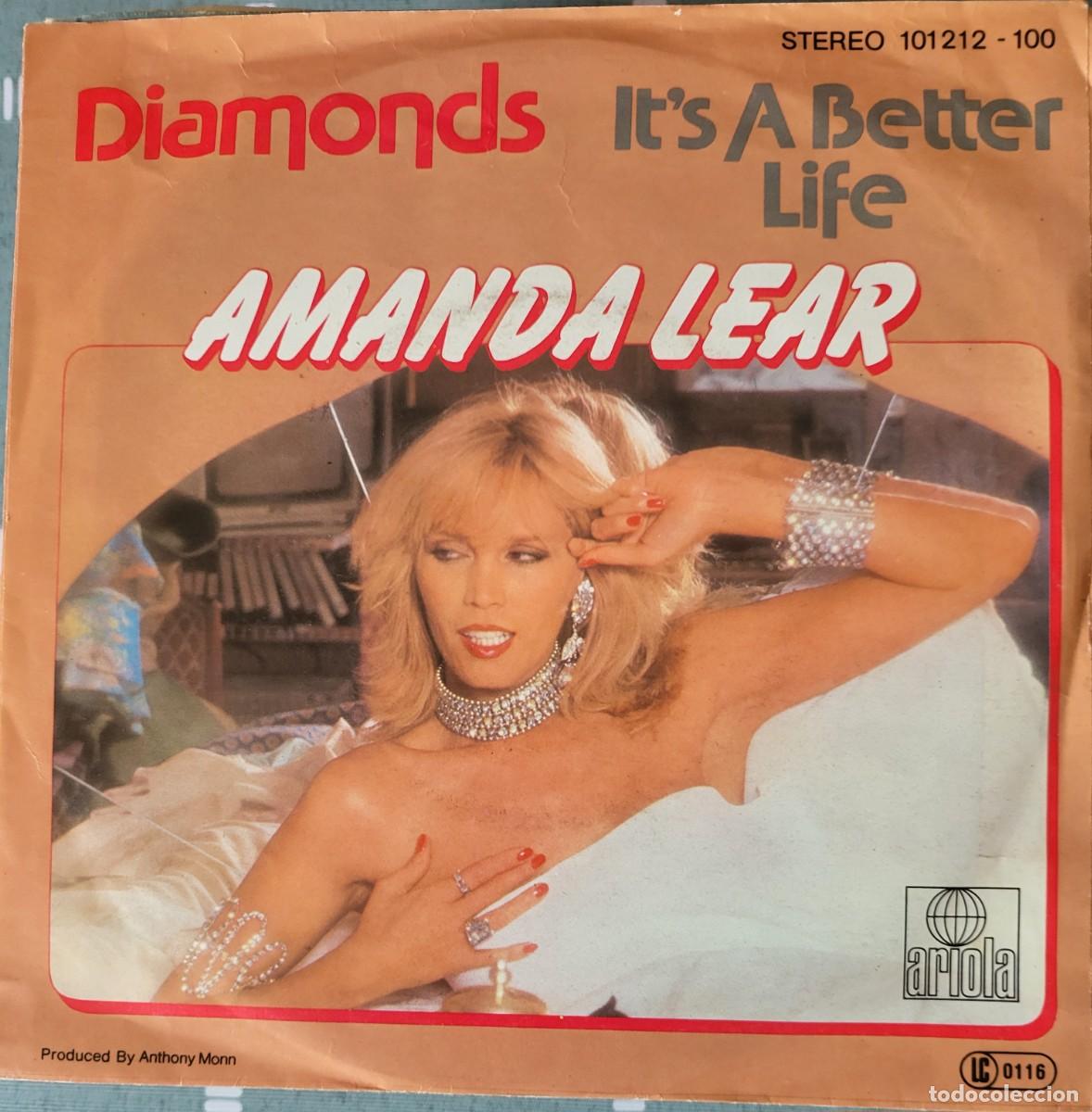 Discos de vinilo: Amanda Lear single sello Ariola editado en Alemania... - Foto 2