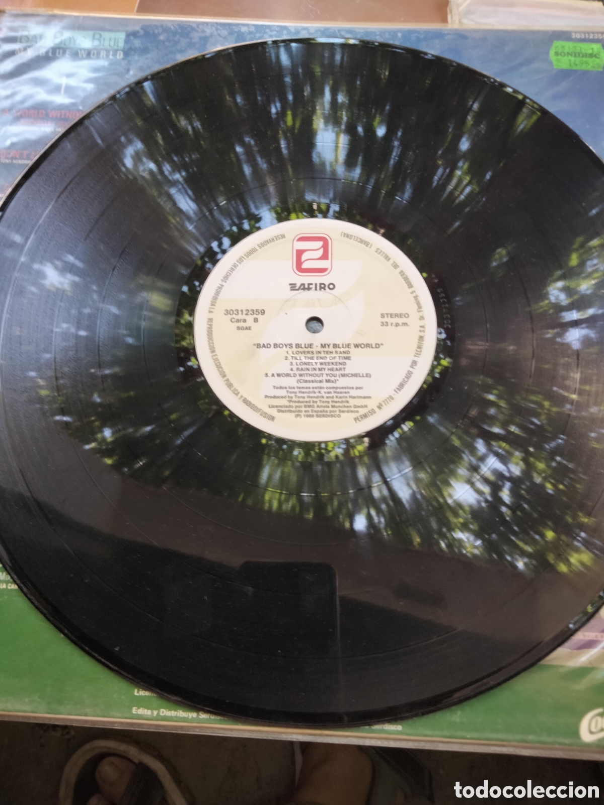 Discos de vinilo: LP BAD BOYS BLUE MY BLUE WORLD - Foto 3