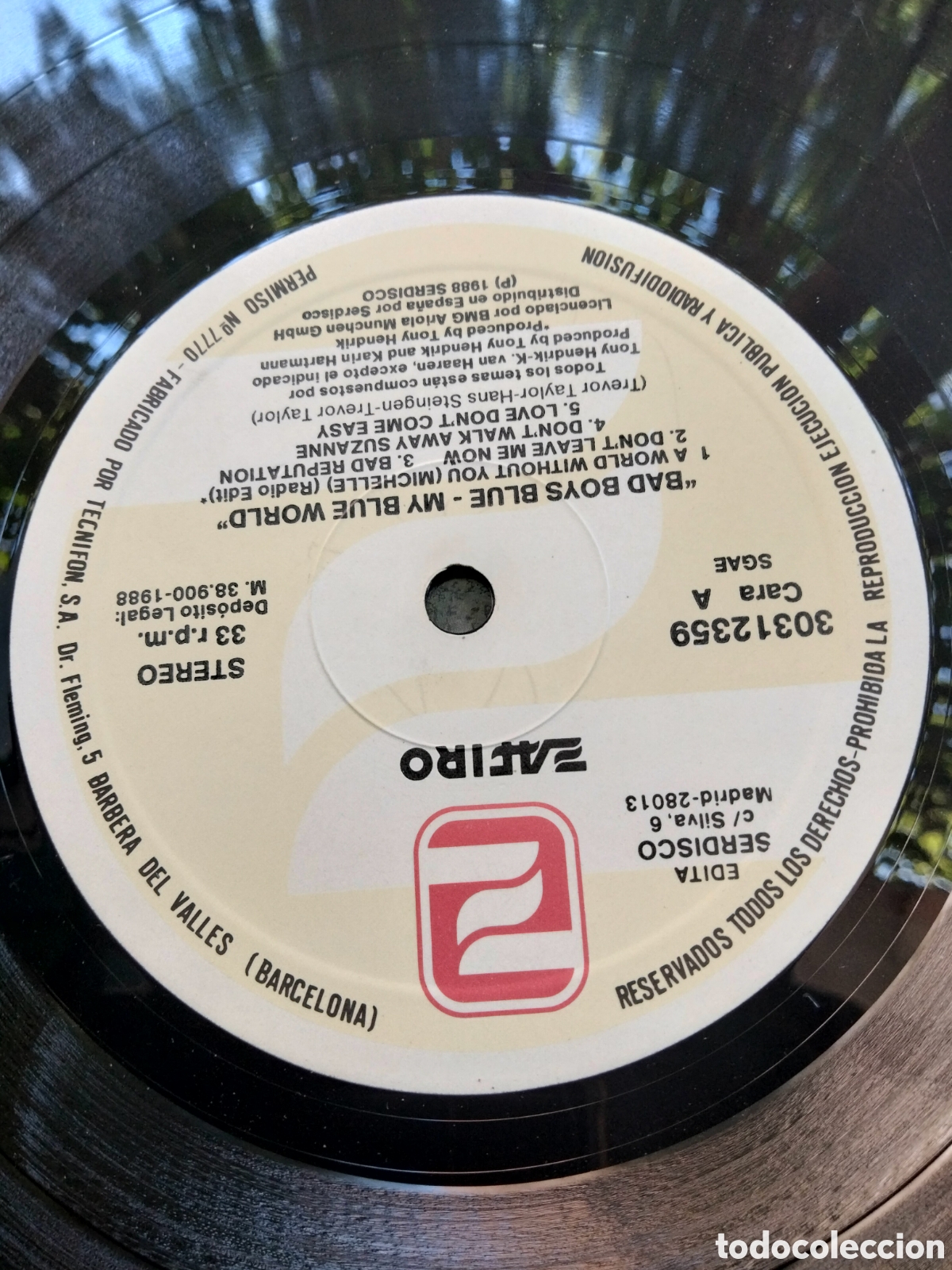 Discos de vinilo: LP BAD BOYS BLUE MY BLUE WORLD - Foto 5