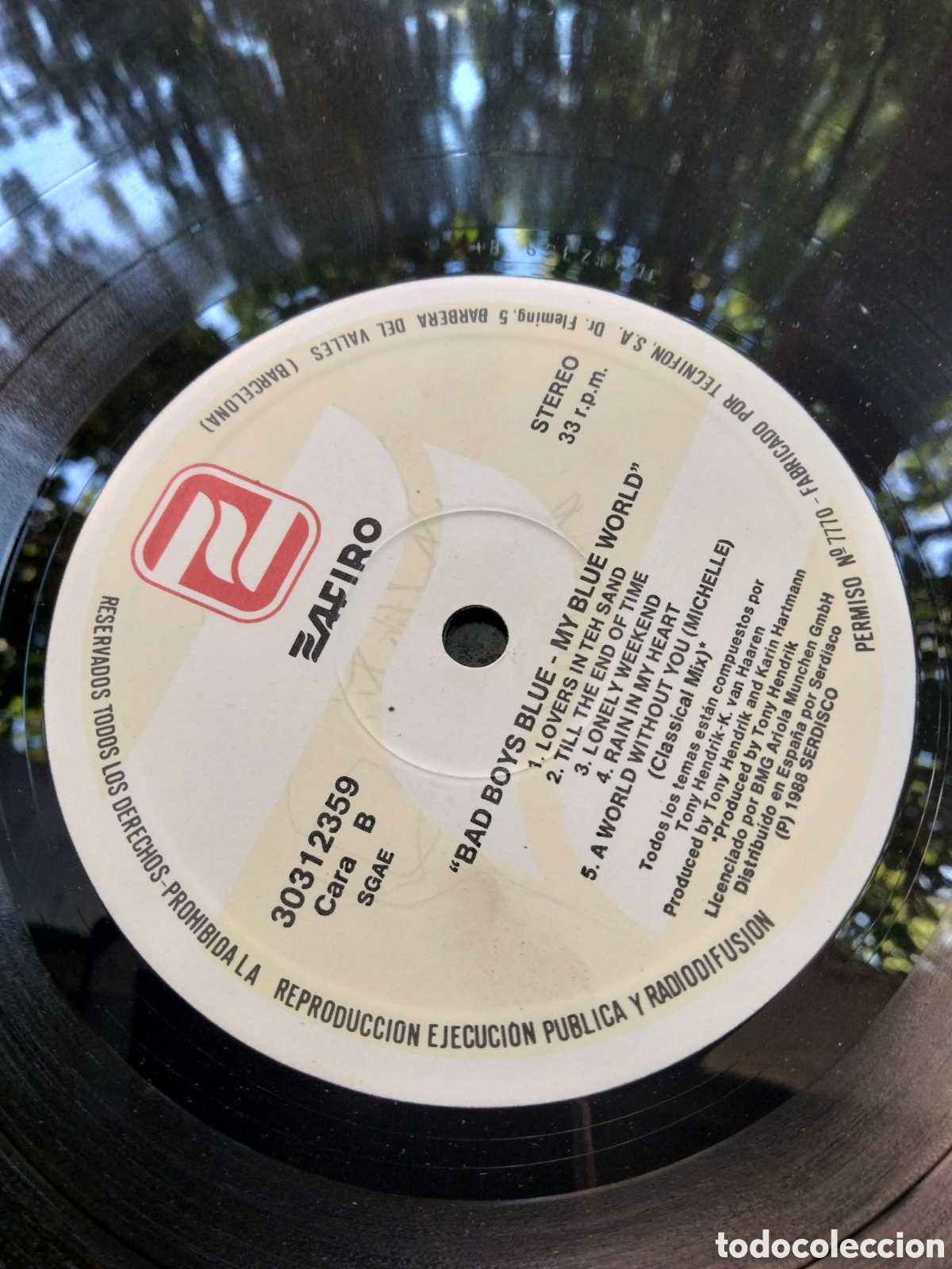 Discos de vinilo: LP BAD BOYS BLUE MY BLUE WORLD - Foto 6