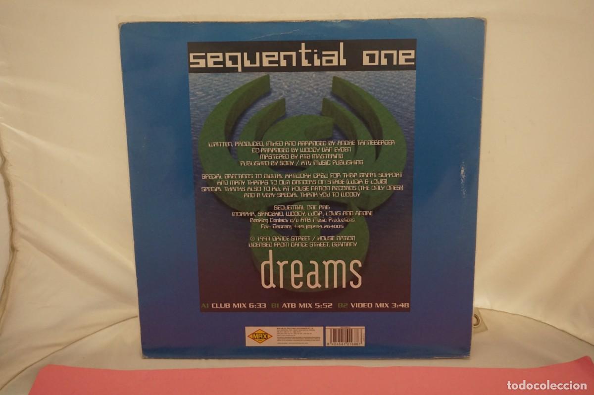 Discos de vinilo: MAXI SINGLE - SEQUENTIAL ONE - DREAMS - Foto 3