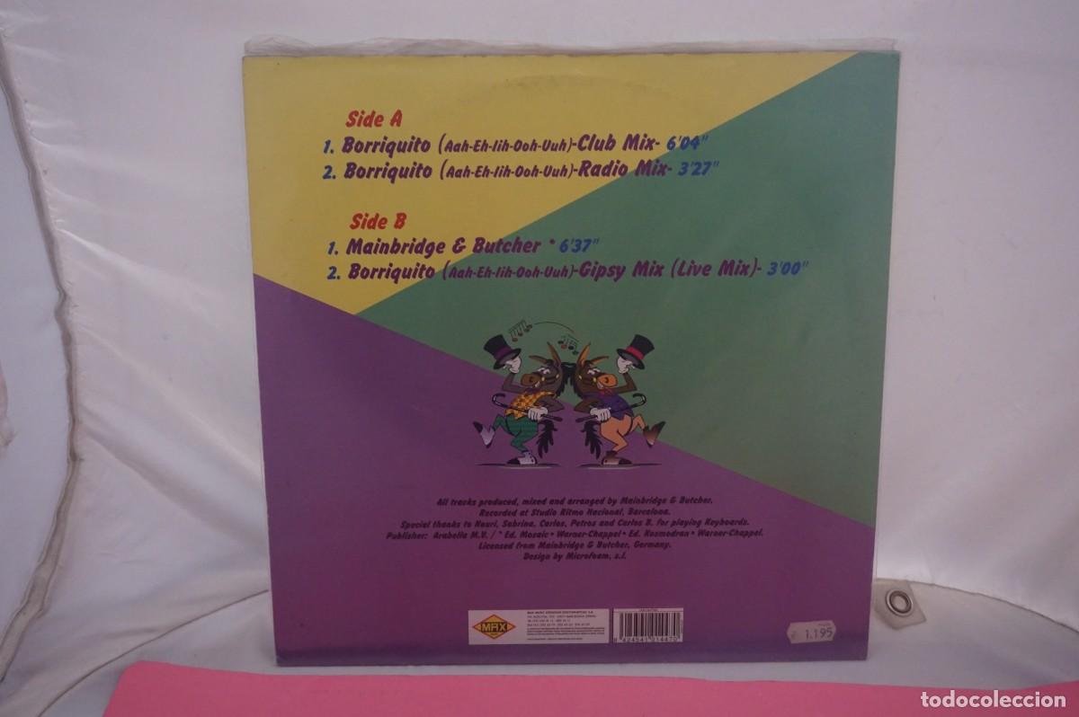 Discos de vinilo: MAXI SINGLE - BORRIQUITO - DOS AMIGOS - Foto 3