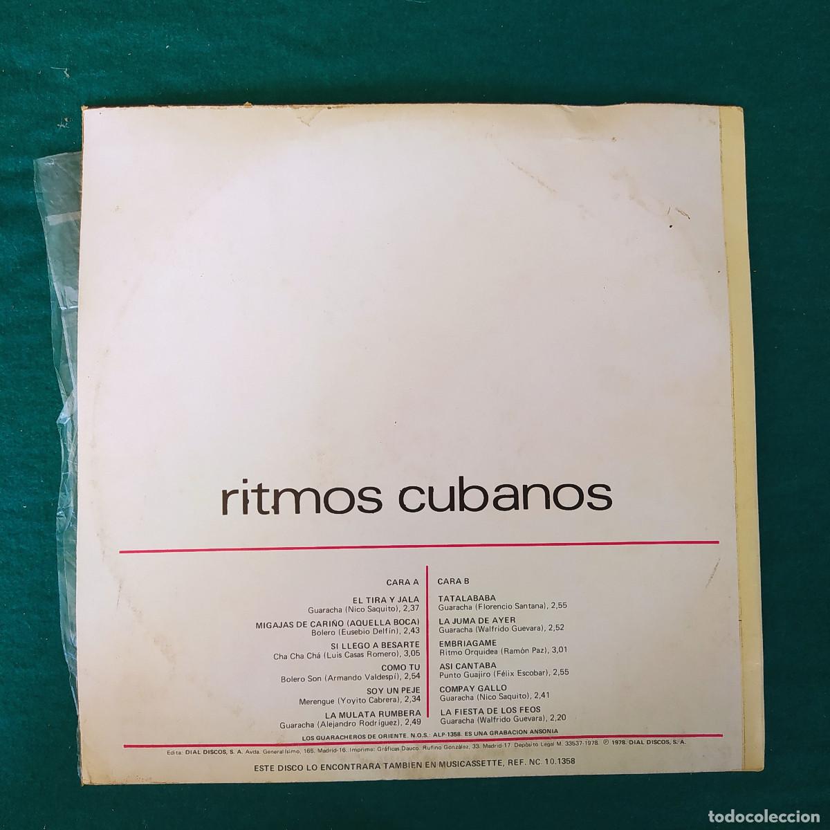 Discos de vinilo: Los Guaracheros De Oriente &ndash; Ritmos Cubanos - Foto 2
