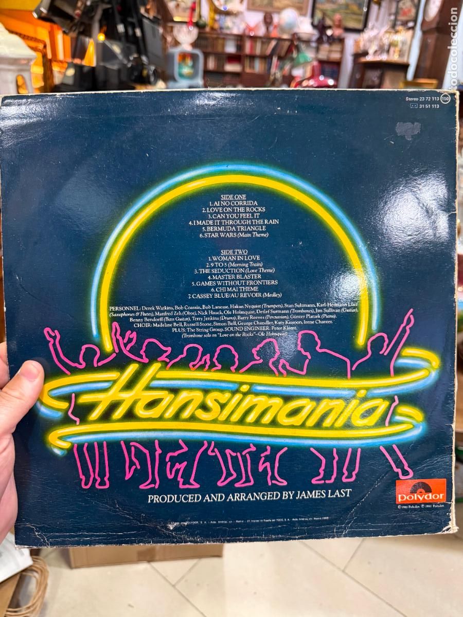 Discos de vinilo: LP HANSIMANIA - JAMES LAST - Foto 2