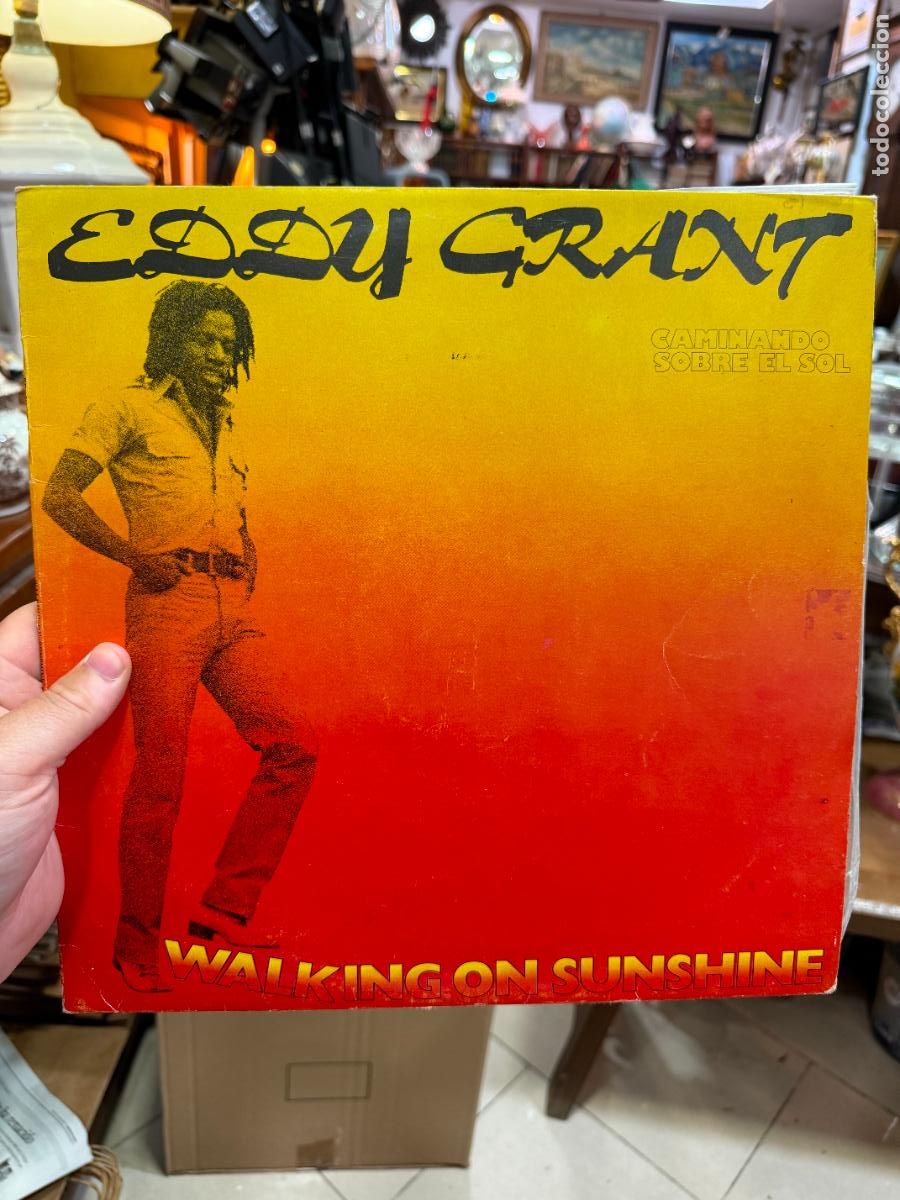 Discos de vinilo: LP EDDY GRANT - WALKING ON SUNSHINE - Foto 1