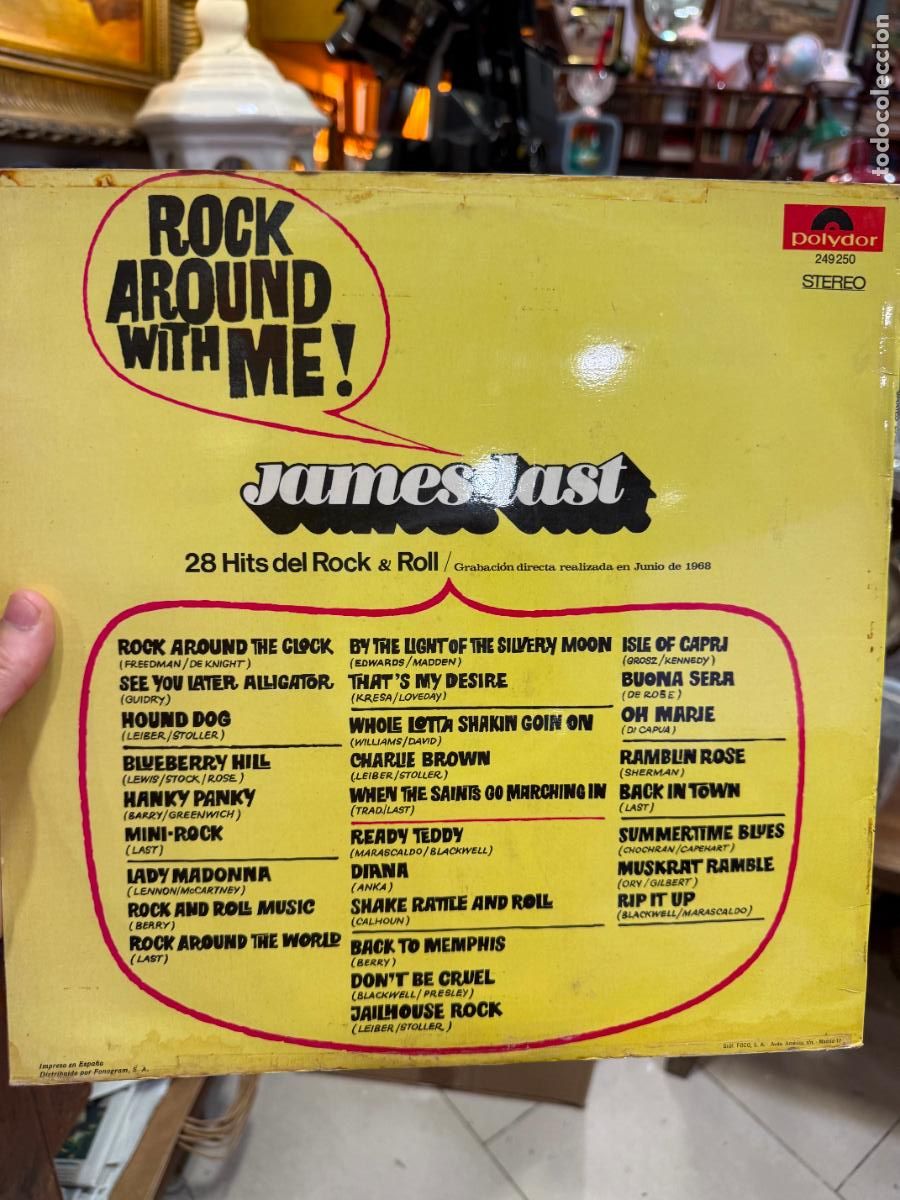 Discos de vinilo: LP JAMES LAST - ROCK AROUND WITH ME! - Foto 2