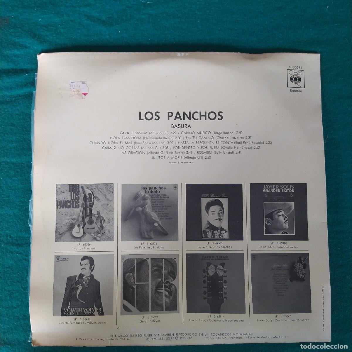 Discos de vinilo: Los Panchos &ndash; Basura - Foto 2