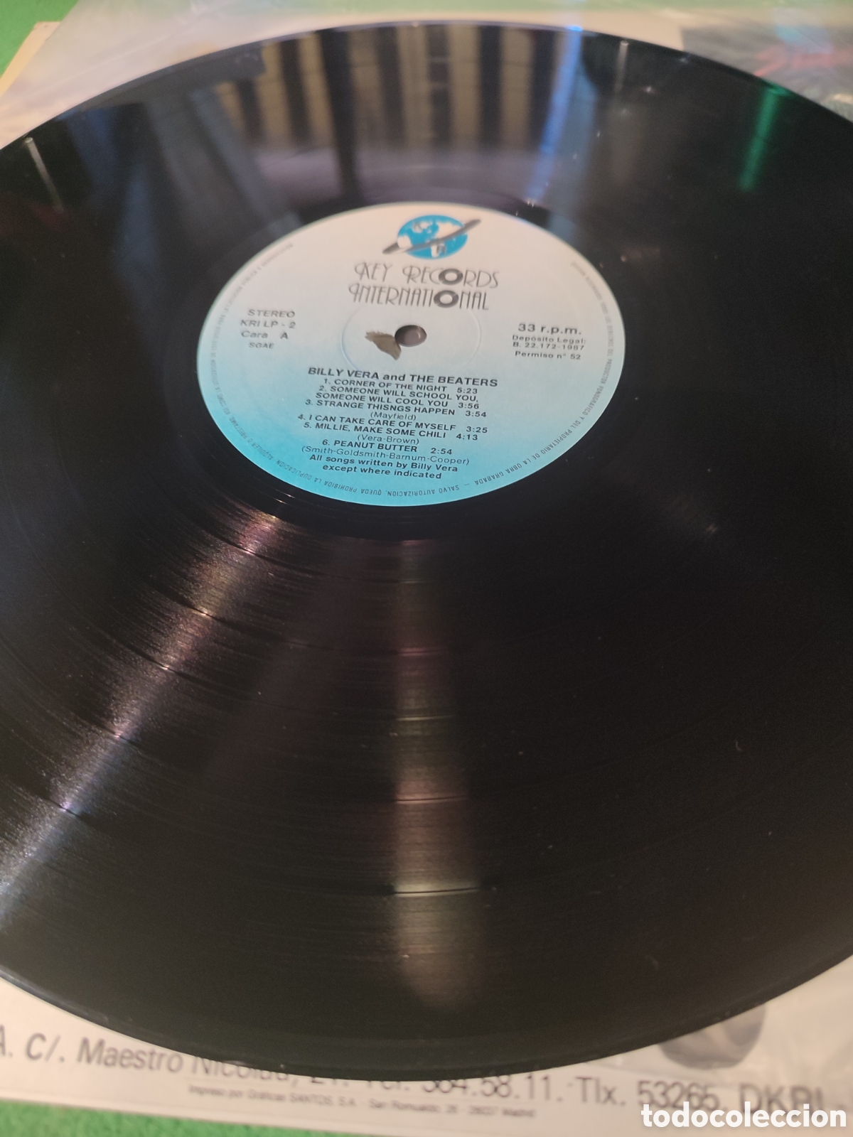 Discos de vinilo: Billy Vera & The Beaters - By Request 1987 - Foto 3