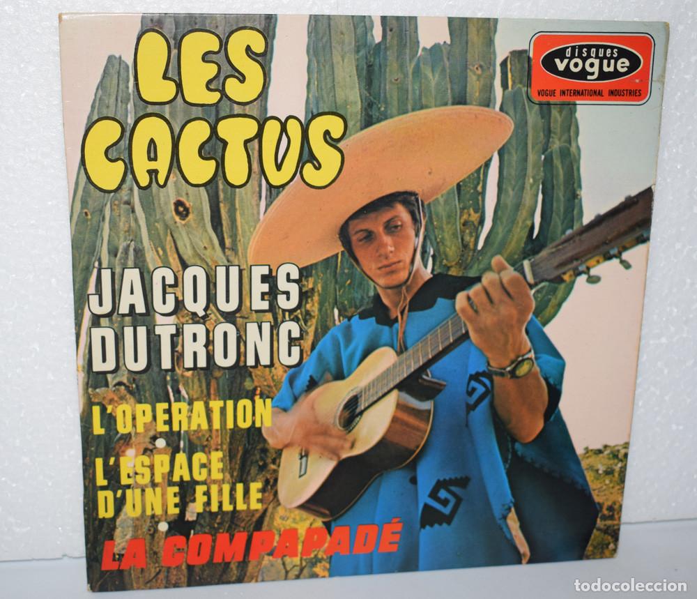 Discos de vinilo: Jacques Dutronc &ndash; Les Cactus - EP VOGUE FRANCES 1966 - Foto 1