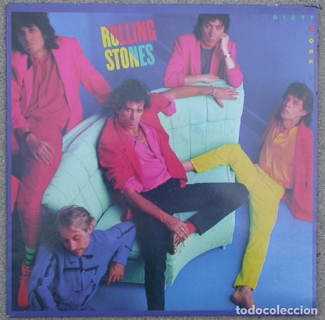 Discos de vinilo: rolling stones 33t dirty work EX EX - Foto 1
