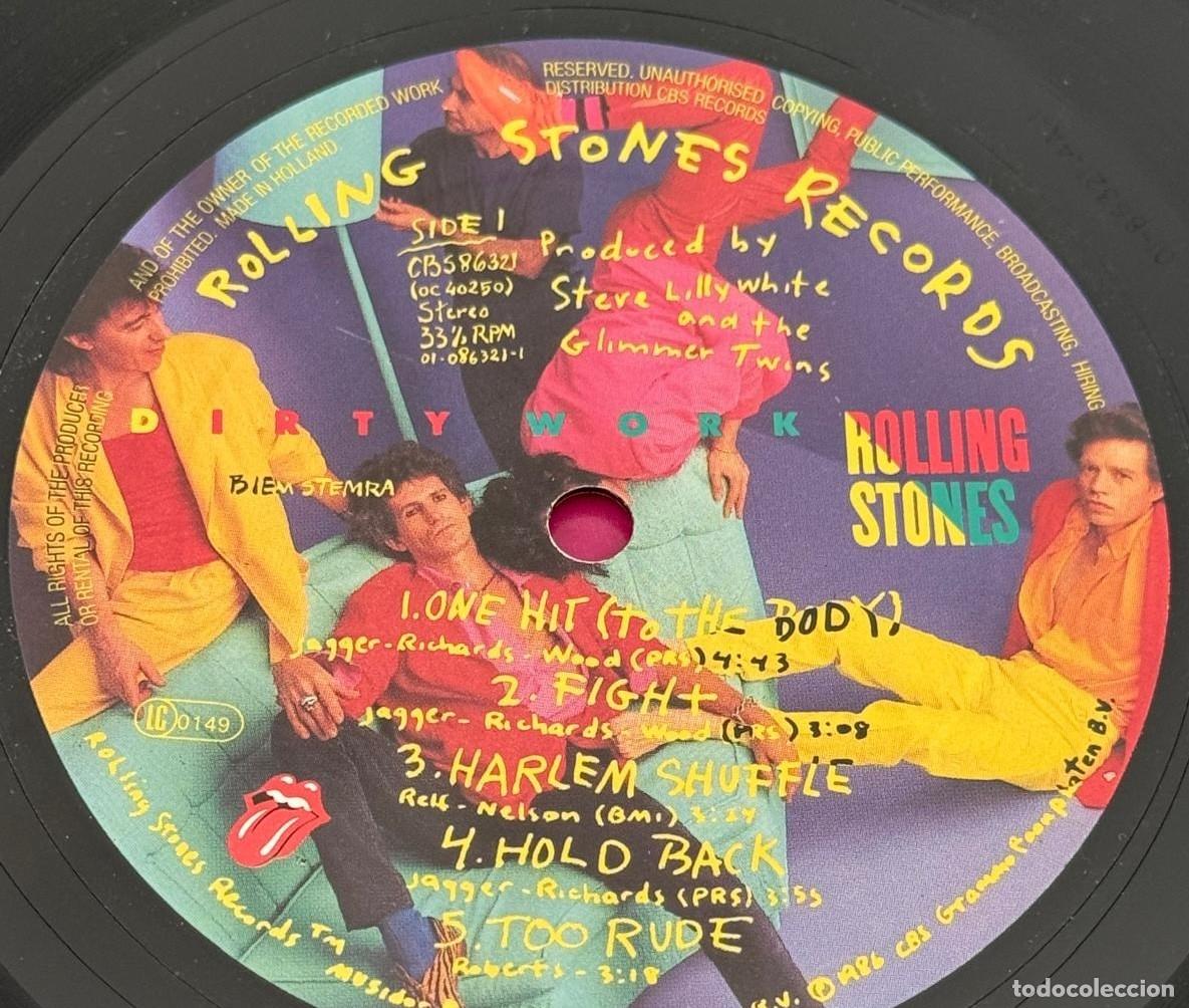 Discos de vinilo: rolling stones 33t dirty work EX EX - Foto 2