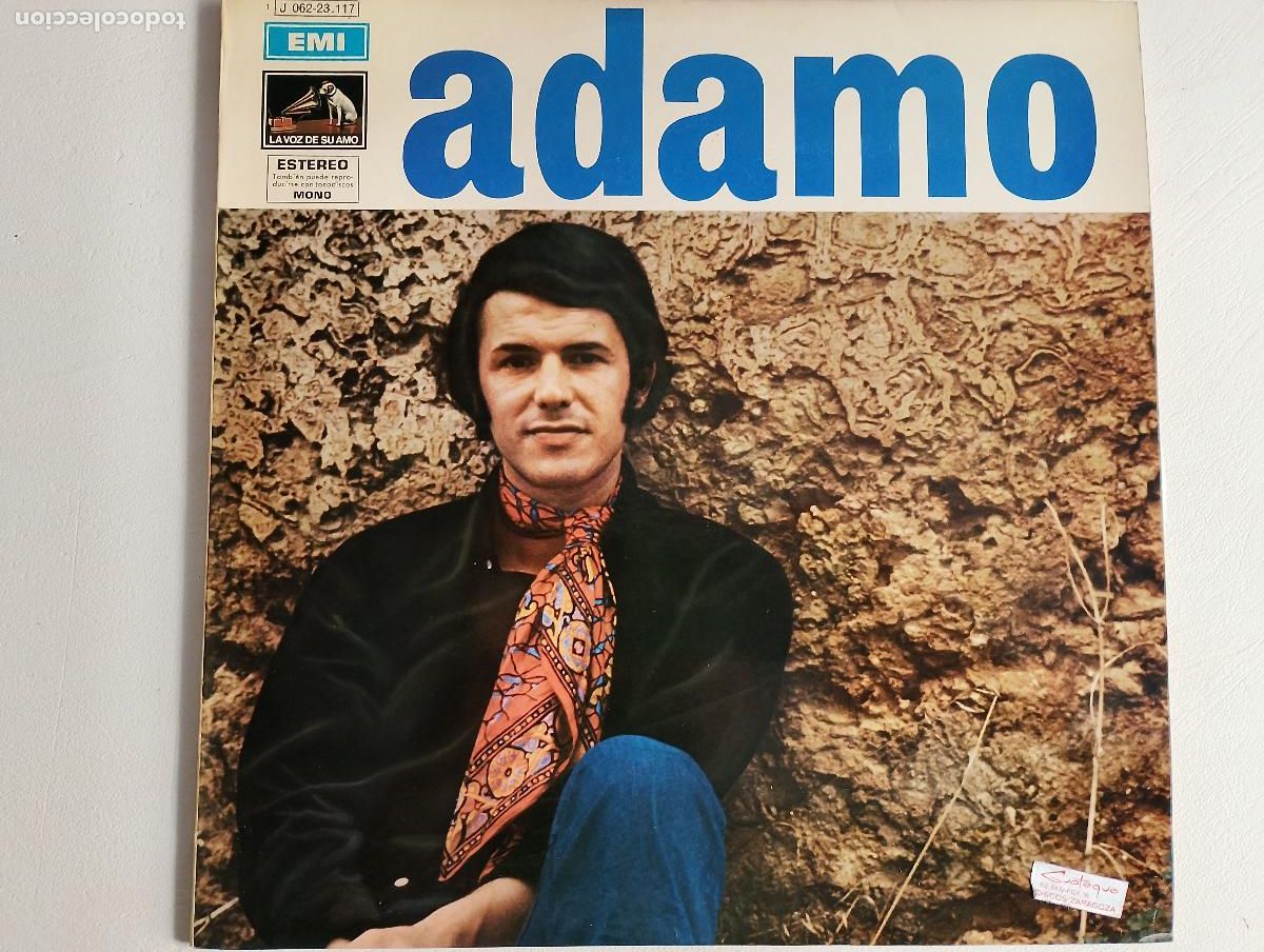 Discos de vinilo: Adamo &lrm;&ndash; Adamo 1969 ed espa&ntilde;ola - Foto 2