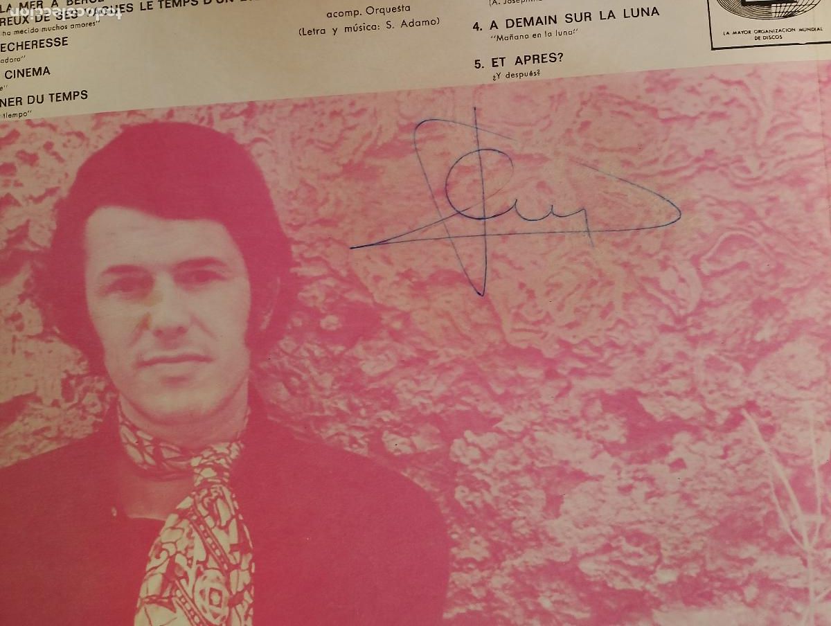 Discos de vinilo: Adamo &lrm;&ndash; Adamo 1969 ed espa&ntilde;ola - Foto 3