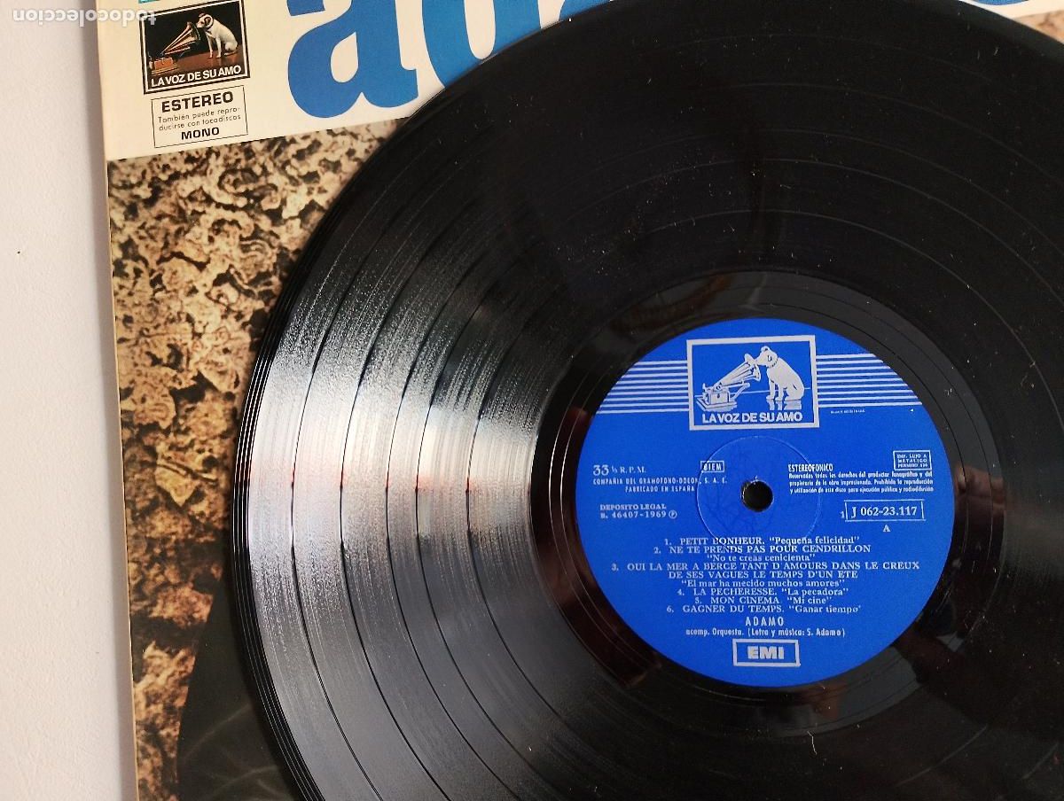 Discos de vinilo: Adamo &lrm;&ndash; Adamo 1969 ed espa&ntilde;ola - Foto 4