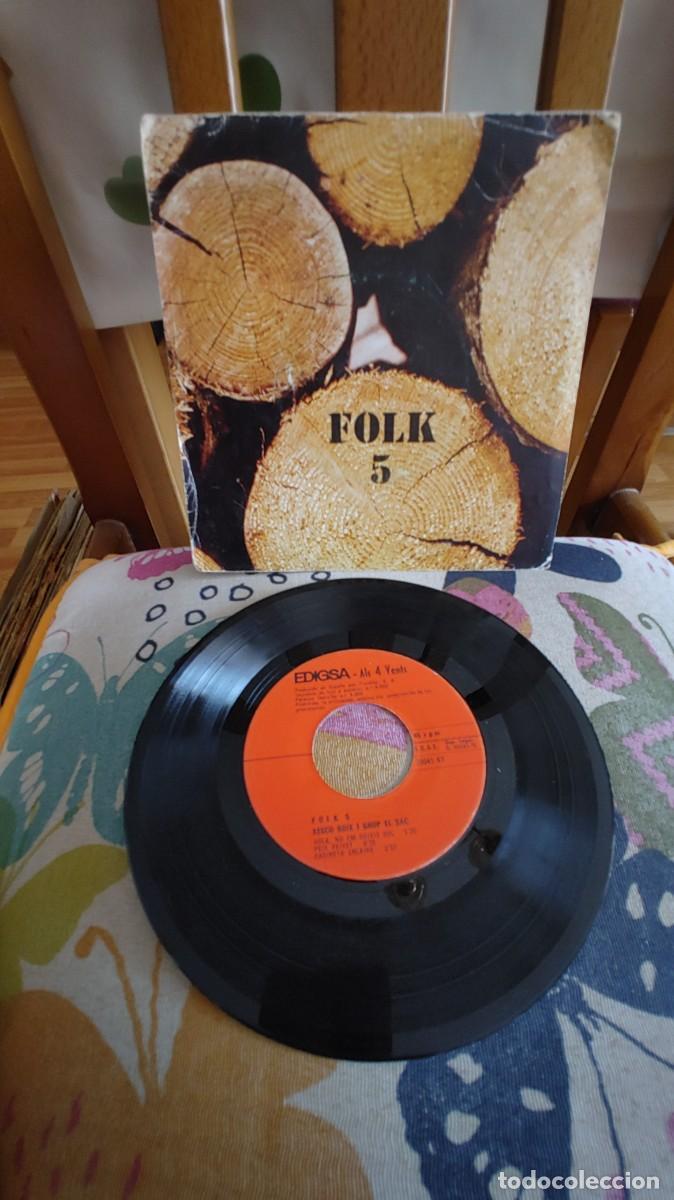 Discos de vinilo: FOLK 5-EP HOLA NO EM DEIXIS SOL +4 - Foto 1