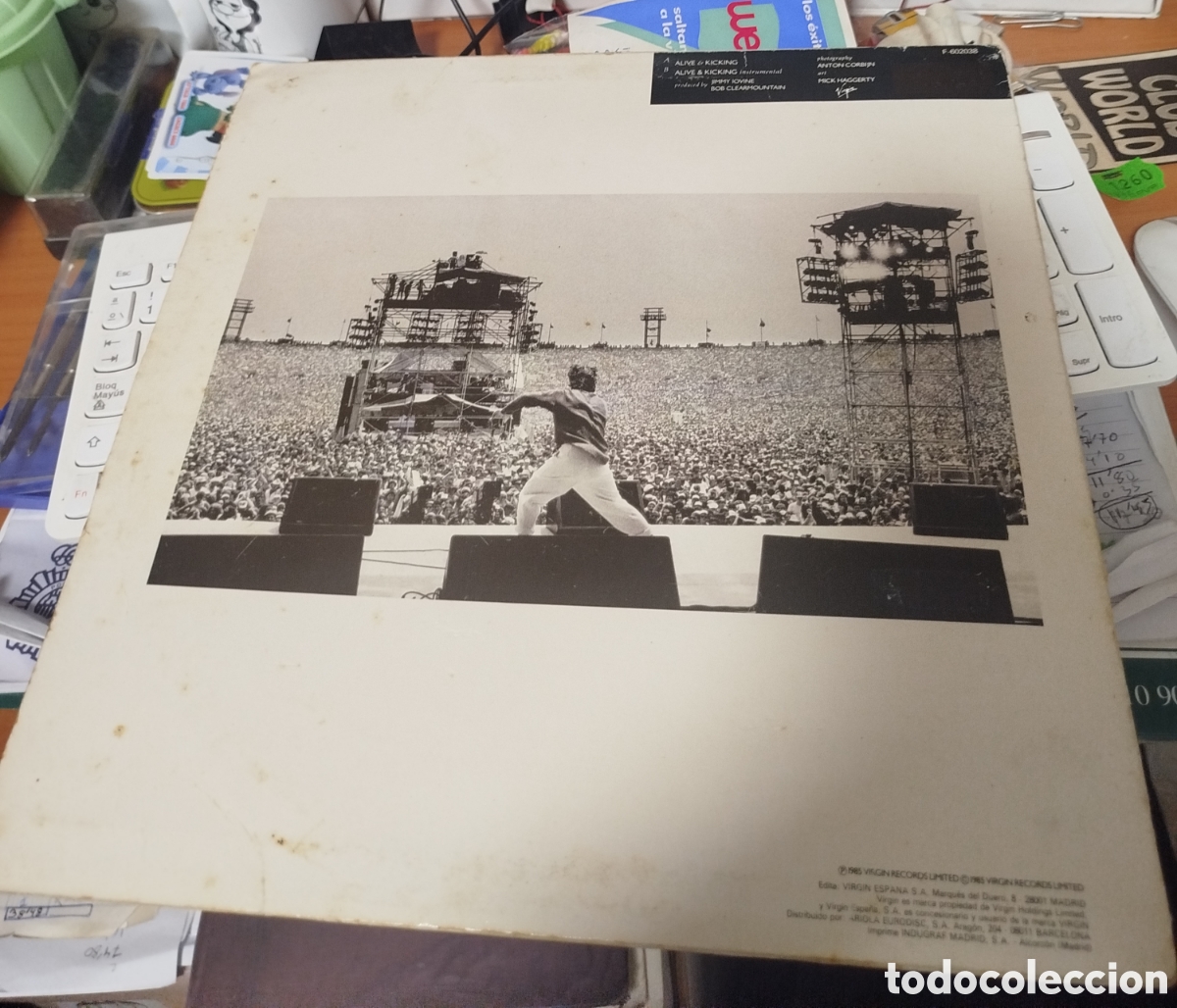 Discos de vinilo: Simple minds - Alive & Kicking - Foto 2