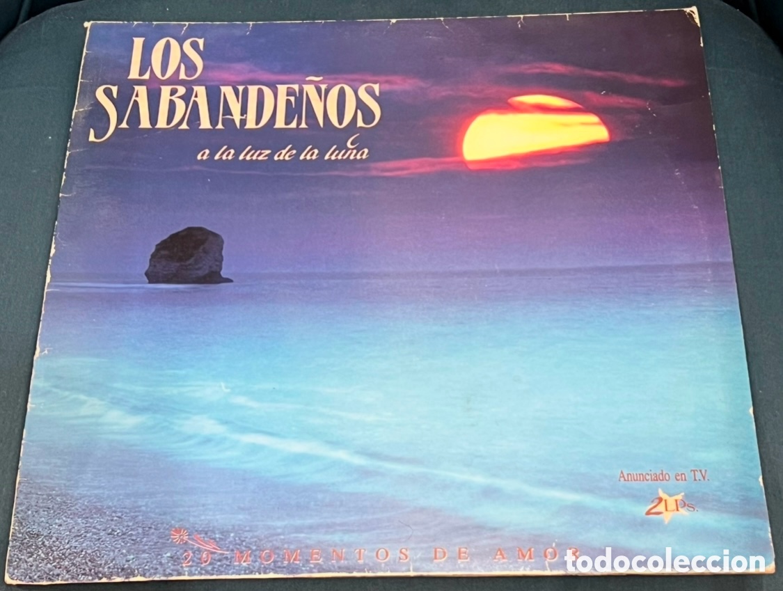 Discos de vinilo: Disco Vinilo Single. Los Sabande&ntilde;os. &ldquo;A la luz de la luna&rdquo;. 1990. - Foto 1