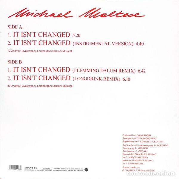 Discos de vinilo: Michael Maltese &ndash; It Isnt Changed-MAXI SINGLE-GERMANY-2020-COPIA NUEVA - Foto 2