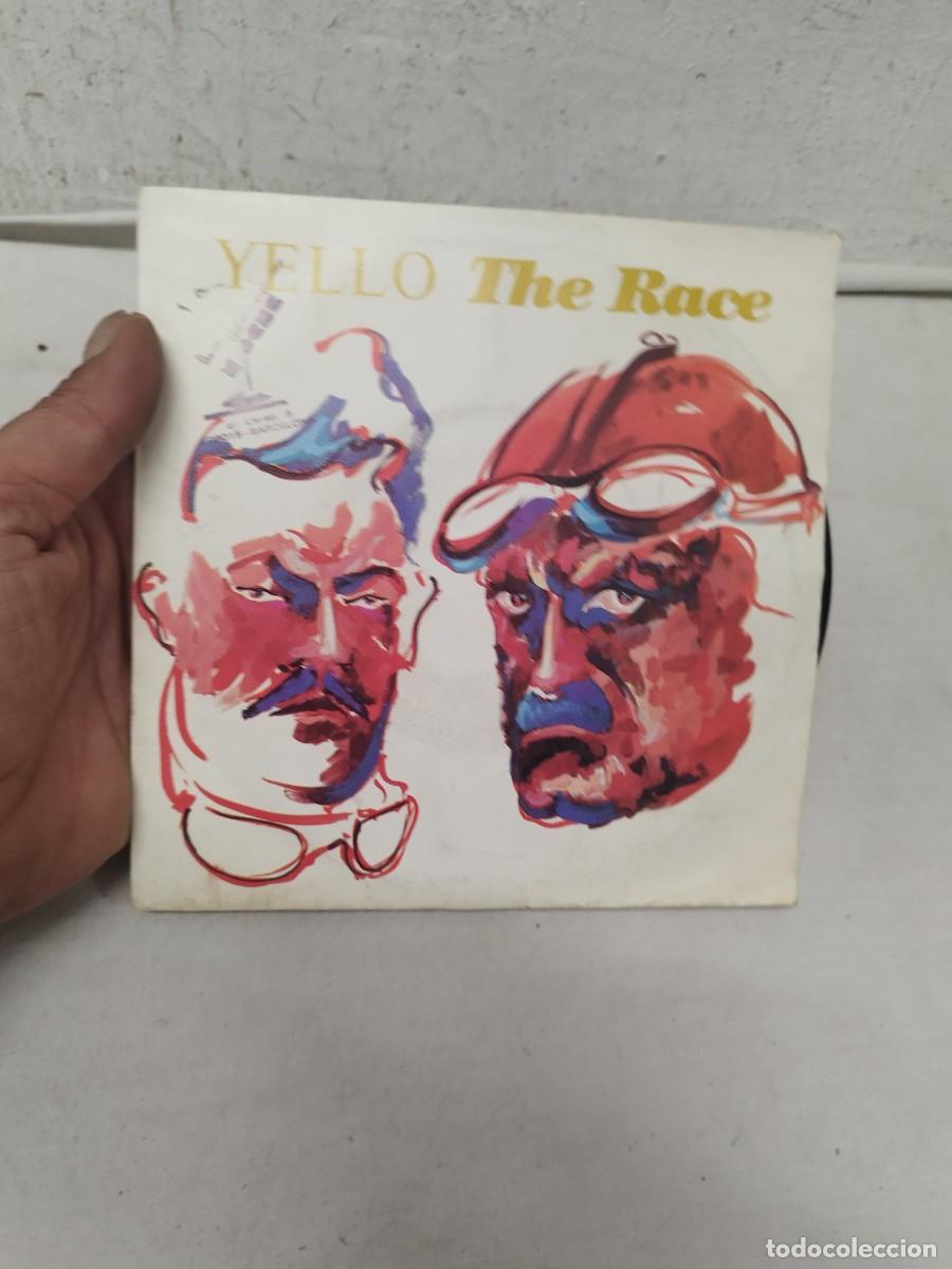Discos de vinilo: Yello &ndash; The Race. Single vinilo 7&rdquo;. - Foto 1
