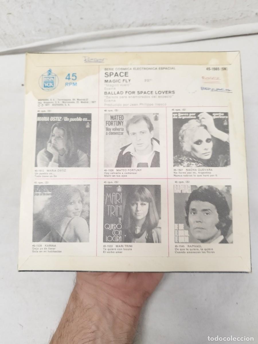 Discos de vinilo: Space &ndash; Magic Fly. Single vinilo 7&rdquo;. - Foto 3