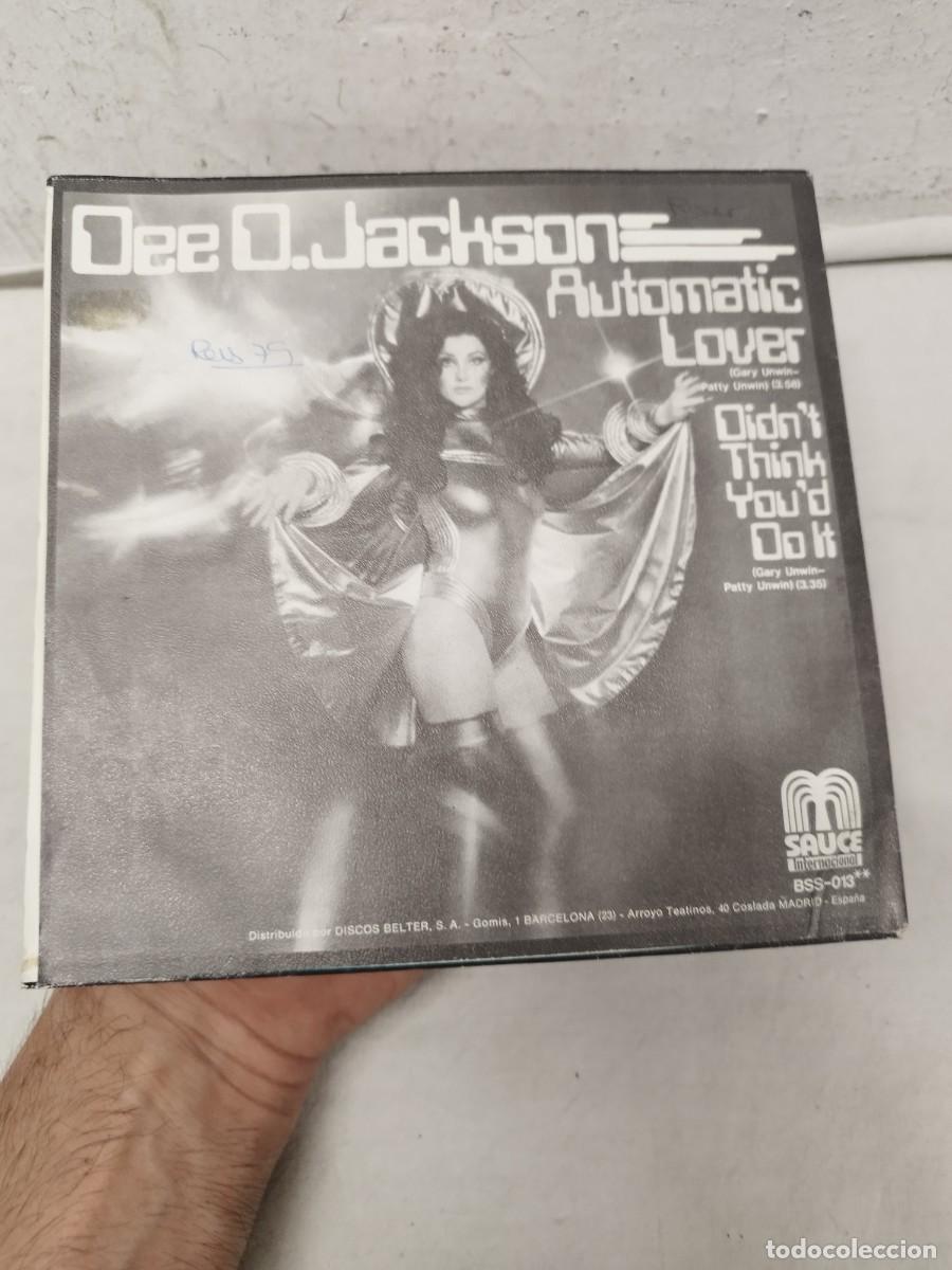Discos de vinilo: Dee D. Jackson &ndash; Automatic Lover. Single vinilo 7&rdquo;. - Foto 2