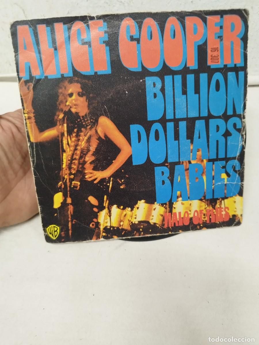Discos de vinilo: Alice Cooper &ndash; Billion Dollars Babies. Single vinilo 7&rdquo;. - Foto 1