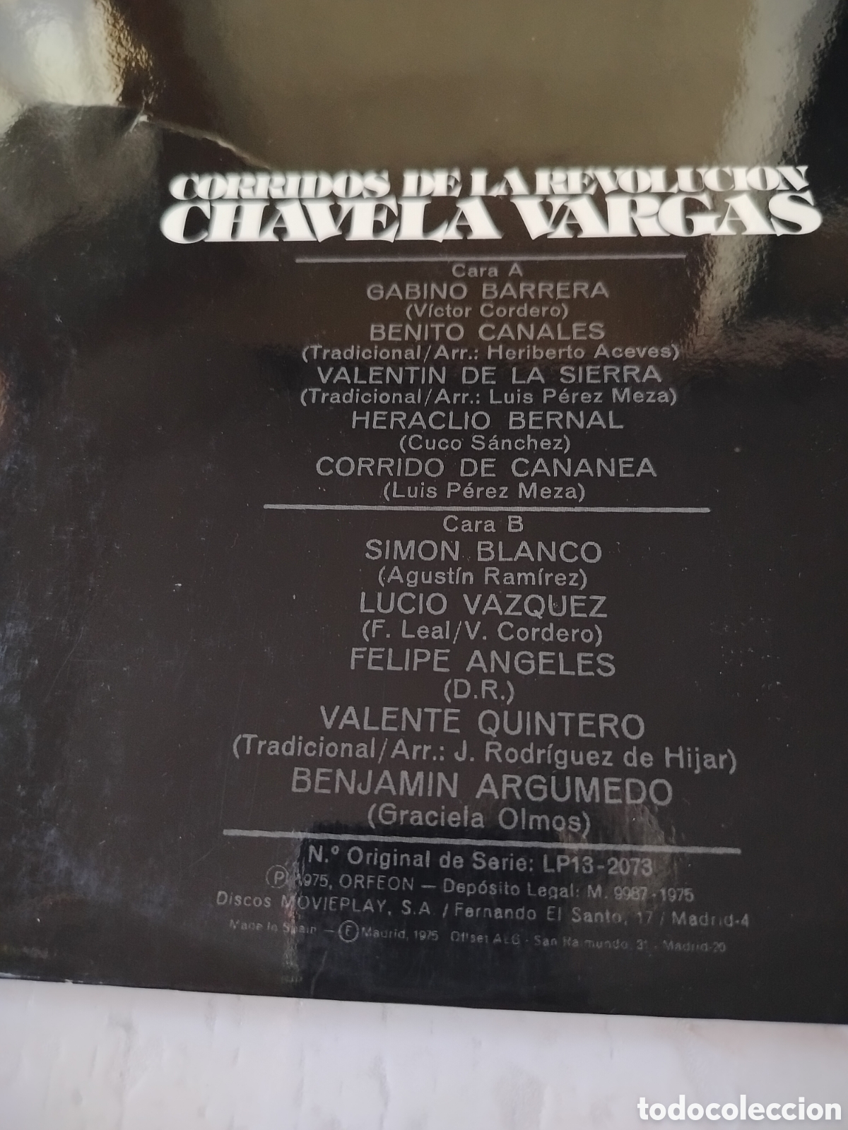 Discos de vinilo: Chavela Vargas Corridos - Foto 3
