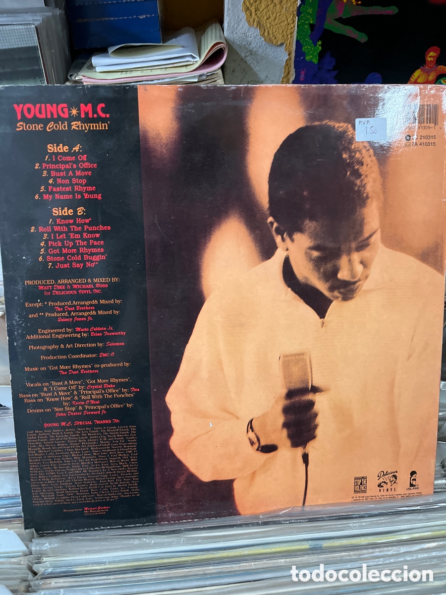 Discos de vinilo: young mc stone cold rhymin - Foto 2