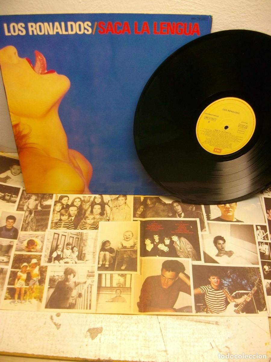 Discos de vinilo: LOS RONALDOS - SACA LA LENGUA LP - Foto 2
