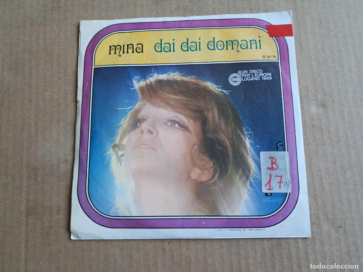 Discos de vinilo: MINA - NON CREDERE SINGLE 1969 EDICION ESPA&Ntilde;OLA - Foto 3