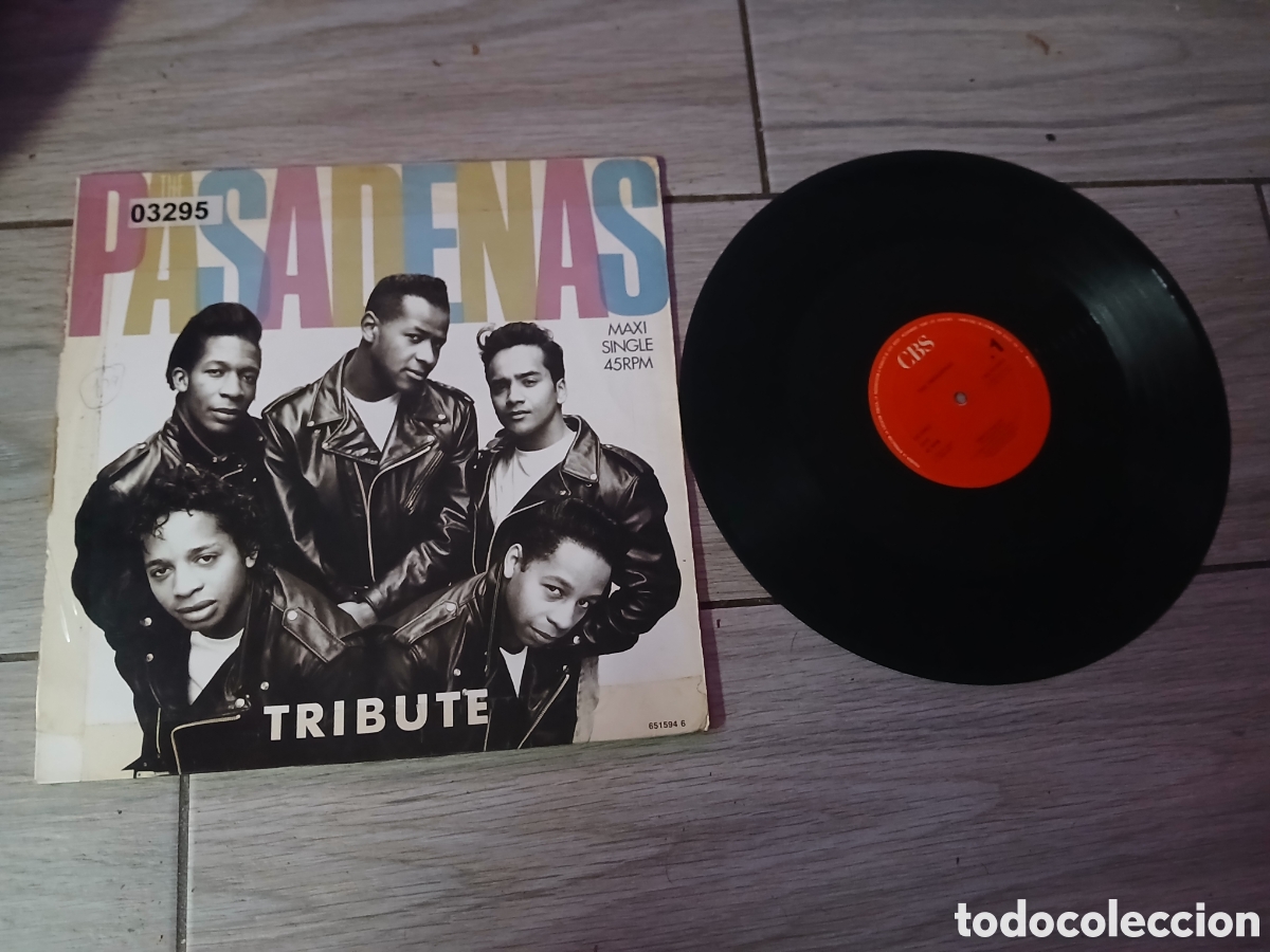 Discos de vinilo: PASADENAS - TRIBUTE - MAXI - SPAIN - CBS - LV - - Foto 1