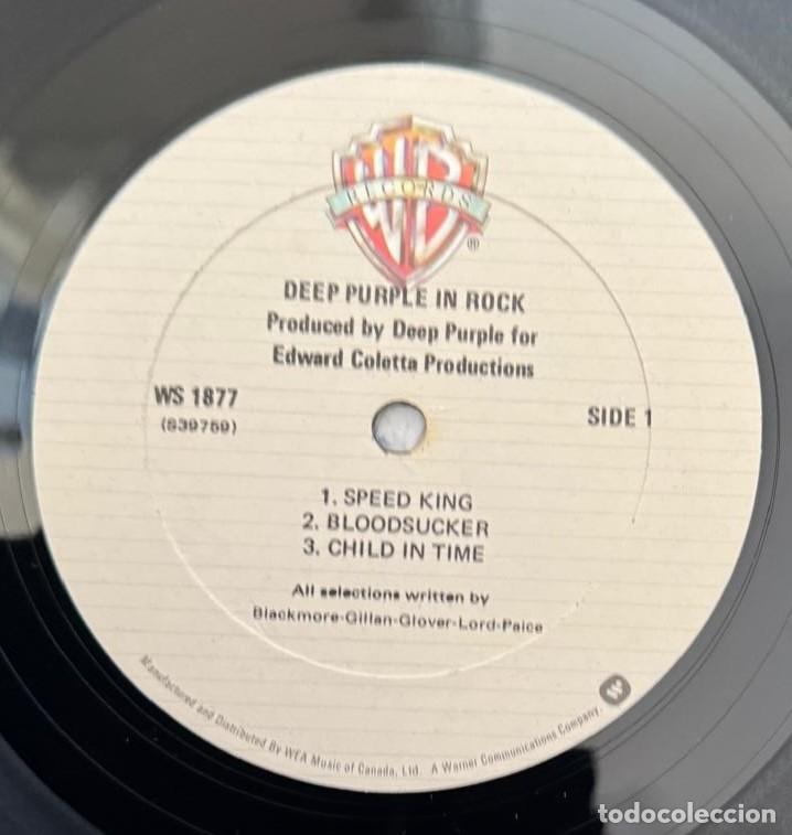 Discos de vinilo: Deep Purple 33t In rock Canada - Foto 2