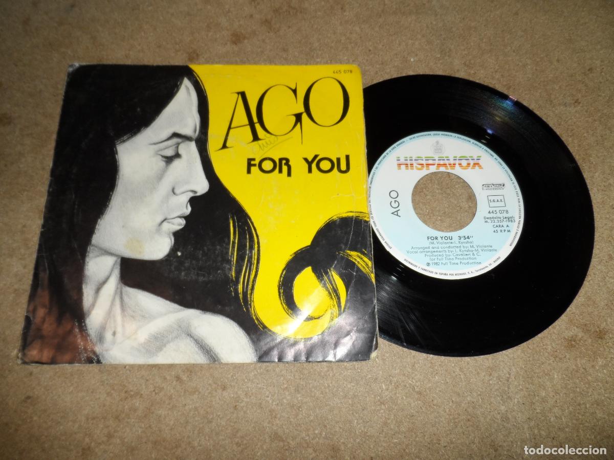 Discos de vinilo: AGO - FOR YOU (SPAIN 1983) - Foto 1