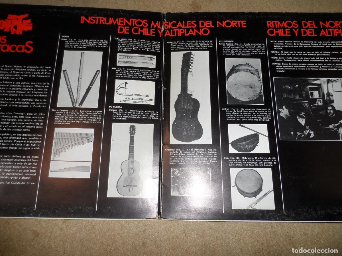 Discos de vinilo: LOS CURACAS - NORTE (SPAIN 1975) - Foto 2