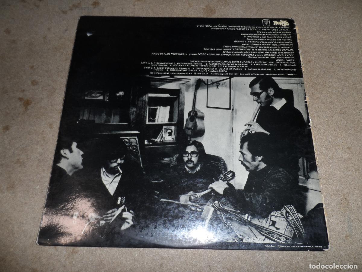 Discos de vinilo: LOS CURACAS - NORTE (SPAIN 1975) - Foto 3