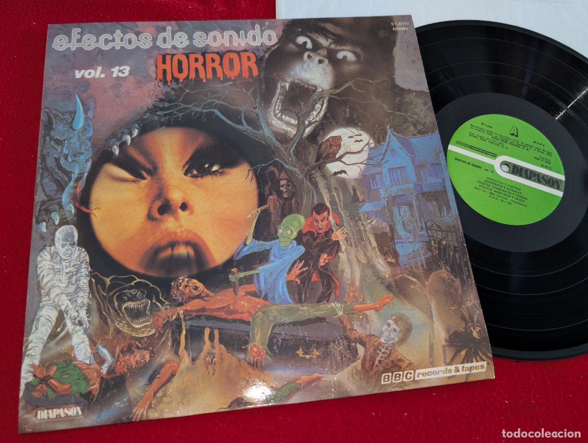 Vinyl records: EFECTOS DE SONIDO Vol.13 Horror LP 1982 Dial SONIDOS EFECTOS ESPA&Ntilde;A SPAIN