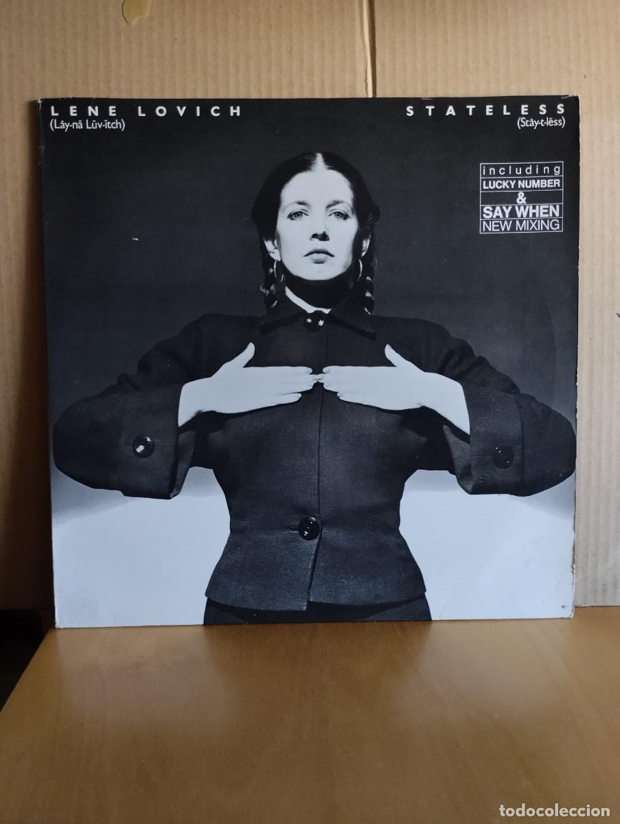 Discos de vinilo: LENE LOVICH ----- STATELESS - Foto 1