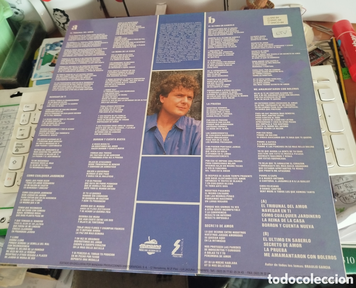 Discos de vinilo: Braulio - sobrevivientes del amor - Foto 2