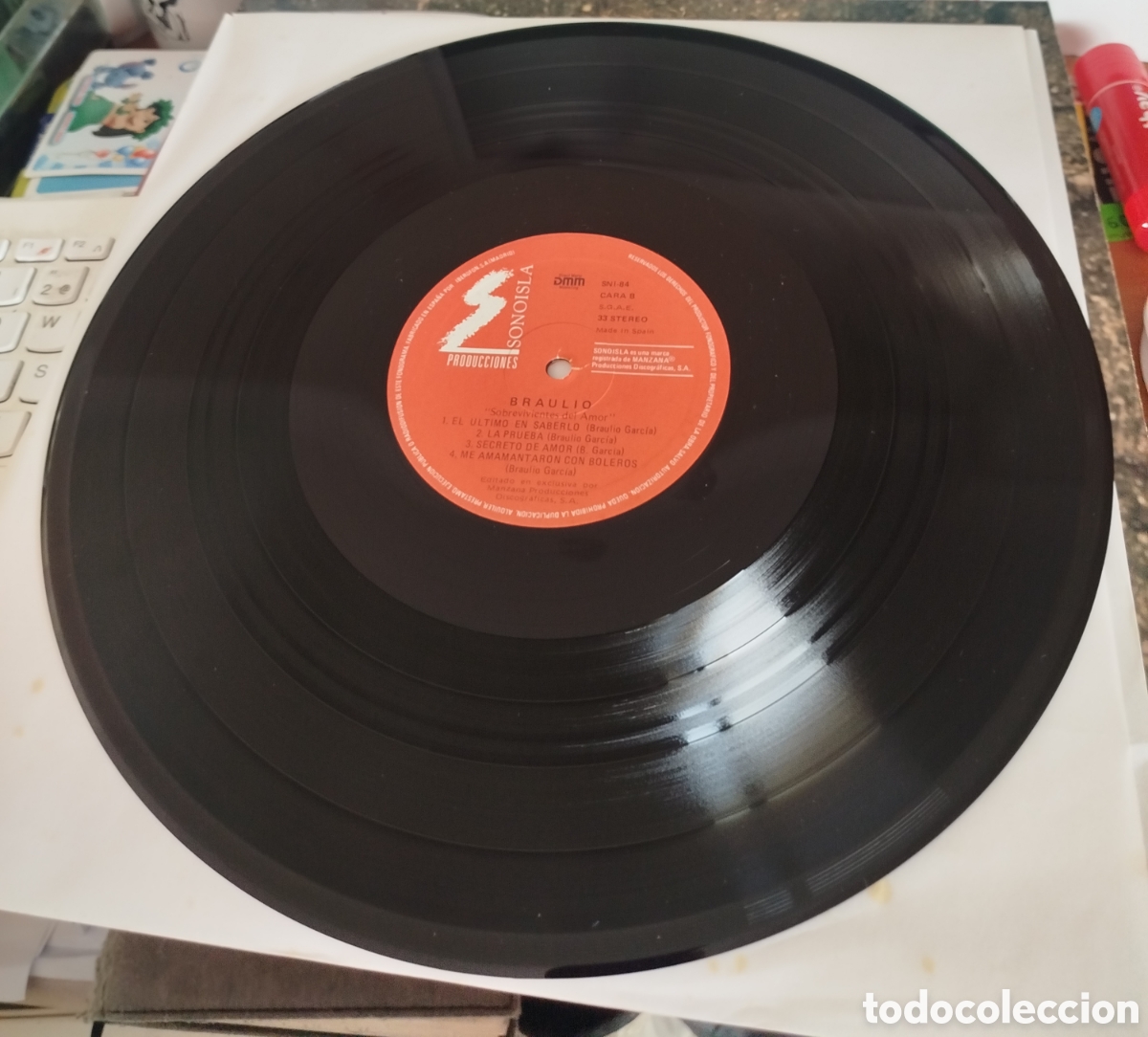 Discos de vinilo: Braulio - sobrevivientes del amor - Foto 3