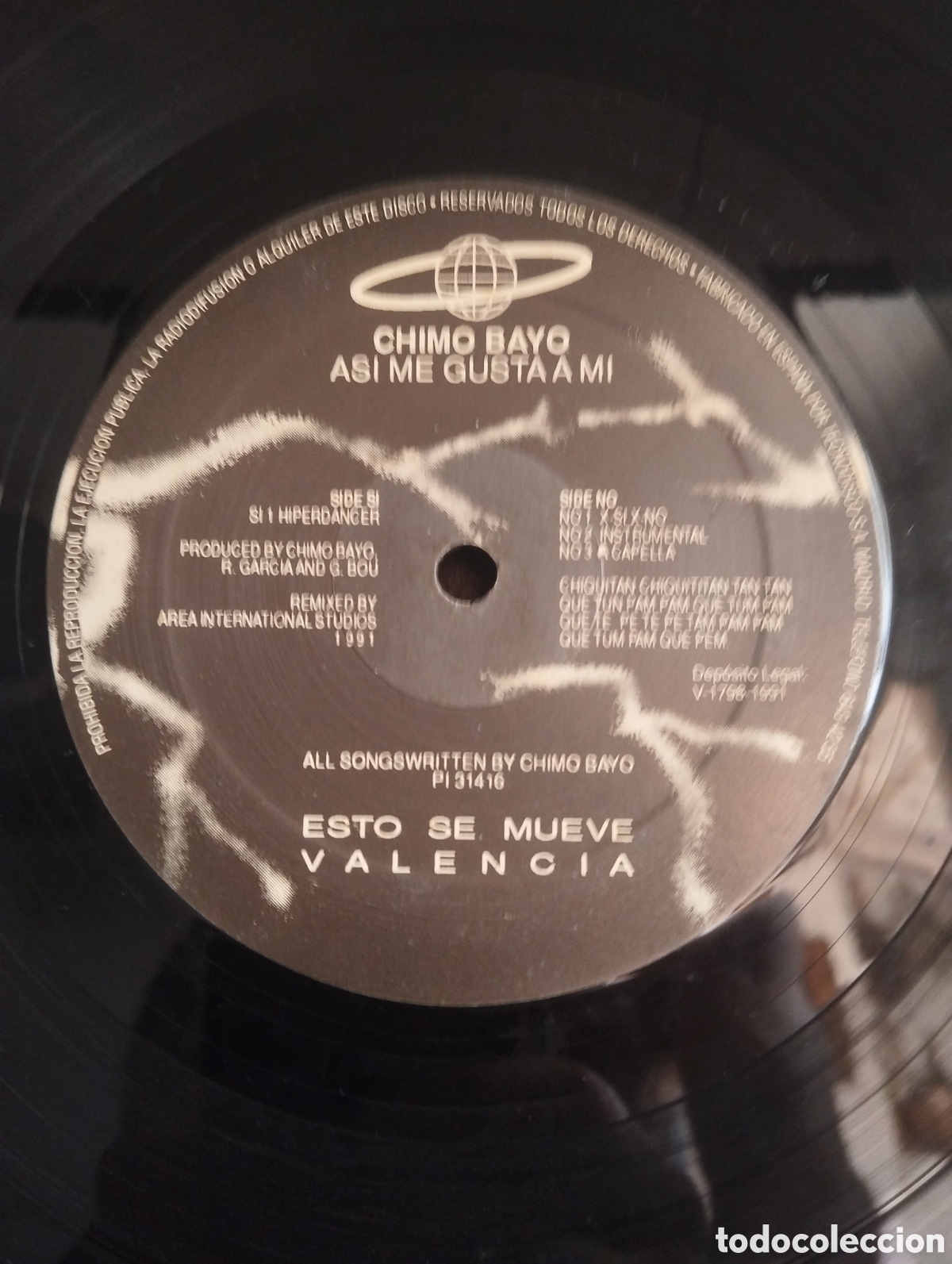 Discos de vinilo: CHIMO BAYO , ASI ME GUSTA A MI - Foto 3