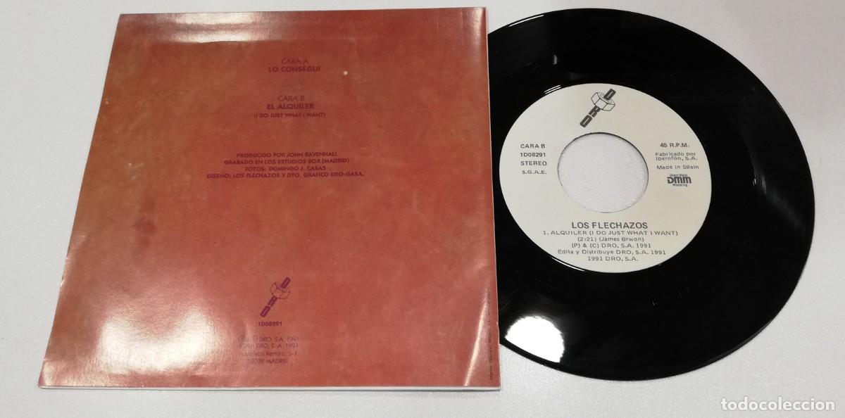 Discos de vinilo: SCO90-Los Flechazos - Lo Consegui (7&rdquo;, Single) - Foto 2