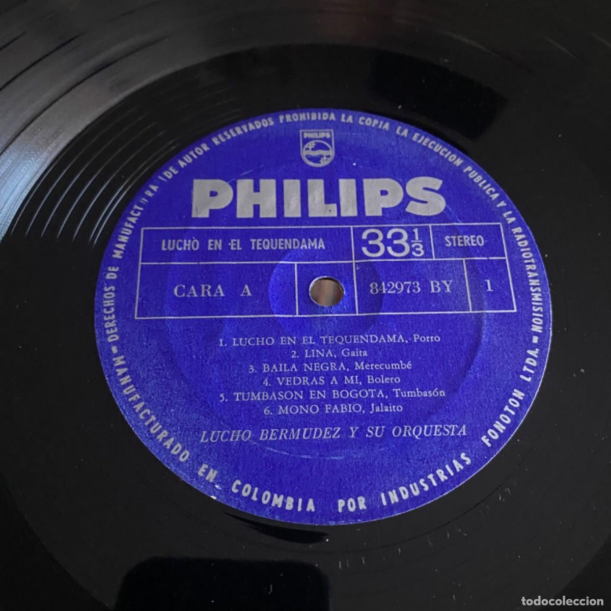 Discos de vinilo: LUCHO BERMUDEZ EN EL TEQUENDAMA - Foto 6