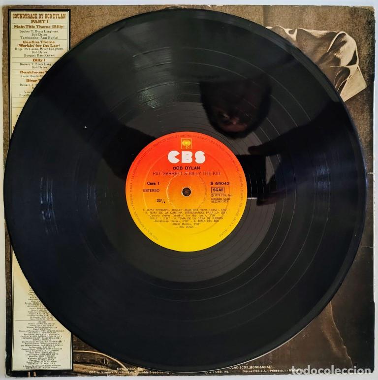 Discos de vinilo: Bob Dylan. Pat Garret & Billy the Kid (BSO). CBS (S 69042), Spain 1973 LP re - Foto 3
