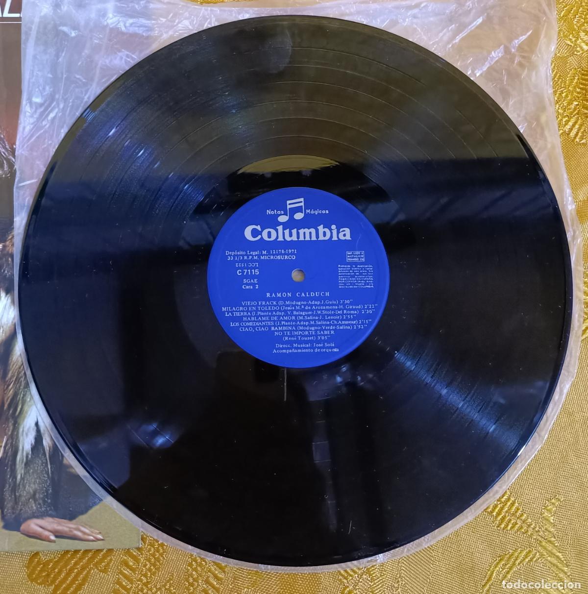 Discos de vinilo: Disco de vinilo de Ram&oacute;n Calduch - Foto 3