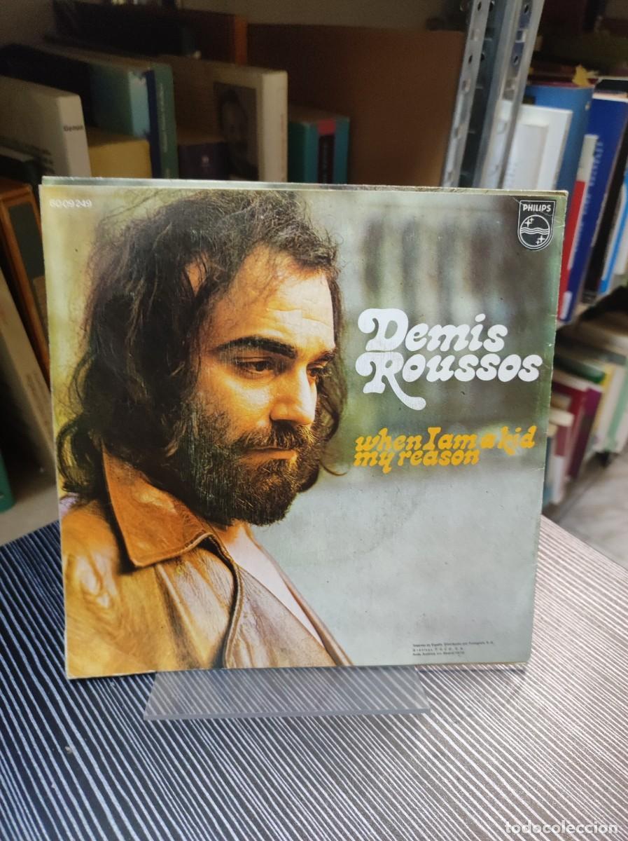 Discos de vinilo: Demis Roussos &ndash; When I Am A Kid / My Reason - Foto 2