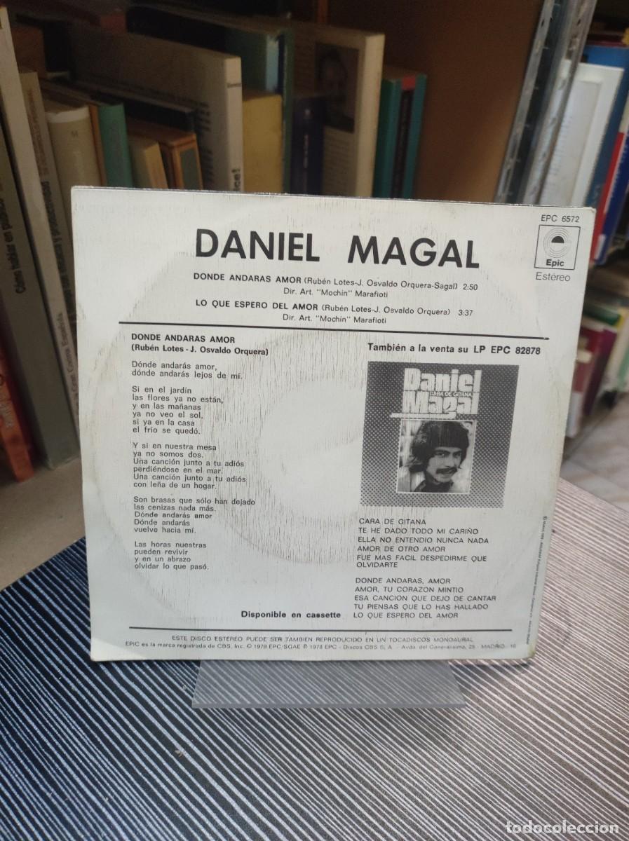 Discos de vinilo: Daniel Magal &ndash; Donde Andaras Amor - Foto 2