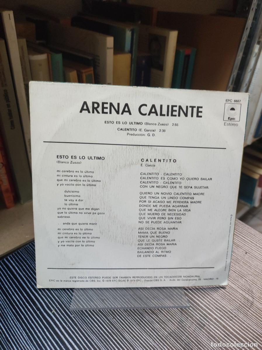 Discos de vinilo: Arena Caliente &ndash; Esto Es Lo &Uacute;ltimo - Foto 2