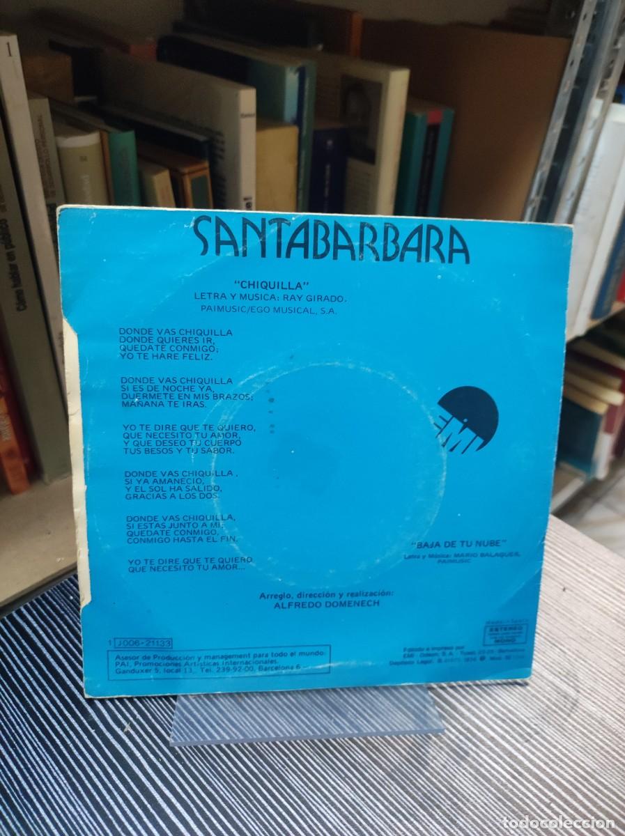 Discos de vinilo: Santab&aacute;rbara &ndash; Chiquilla - Foto 2