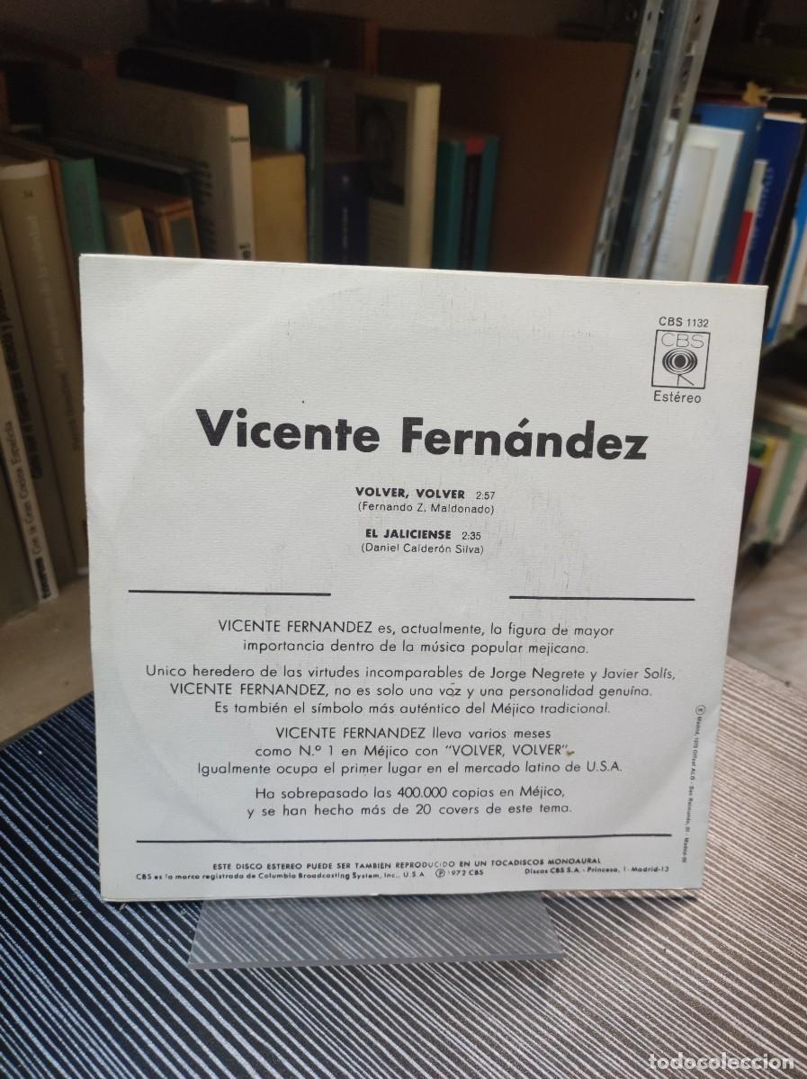 Discos de vinilo: Vicente Fernandez &ndash; Volver, Volver - Foto 2