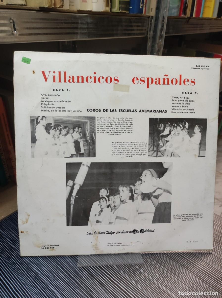 Discos de vinilo: Coros De Las Escuelas Avemarianas &ndash; Villancicos Espa&ntilde;oles - Foto 2